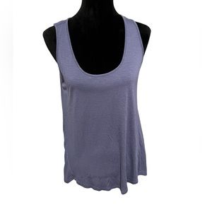 Maurices 24/7 Forever Scoop Neck Tank Top blue size medium